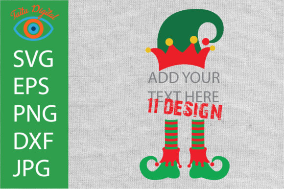 11 Christmas Elf SVG Bundle for Illustrations