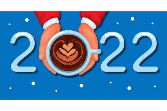 2022 Happy New Year and Christmas Vector Review