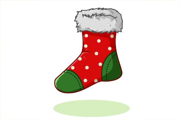 A Christmas Stocking Illustration for Branding and Marketing