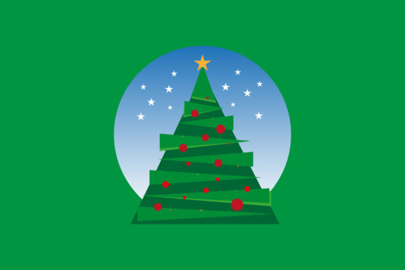 Christmas Card Vector Illustration for Digital Sellers