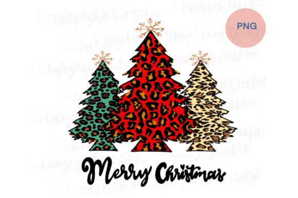 Christmas Tree Clipart for Sublimation and Digital Products