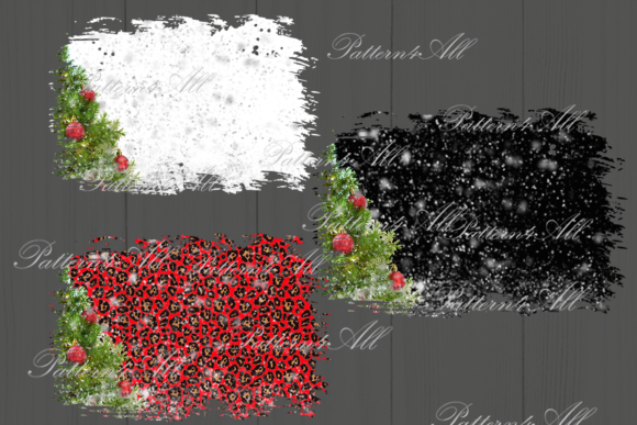 Christmas Tree PNG Patches for Crafting & Handmade Business Use