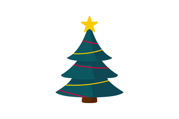 Christmas Tree Vector-7 Illustrations for Branding and Marketing