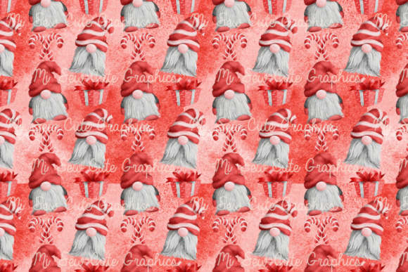 Seamless Christmas Gnomes Illustrations Review