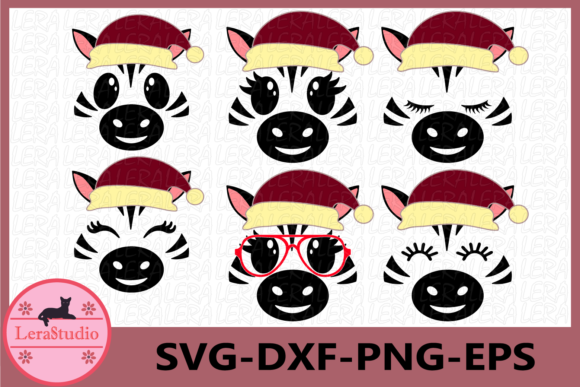 Zebra Face, Christmas Illustration Review